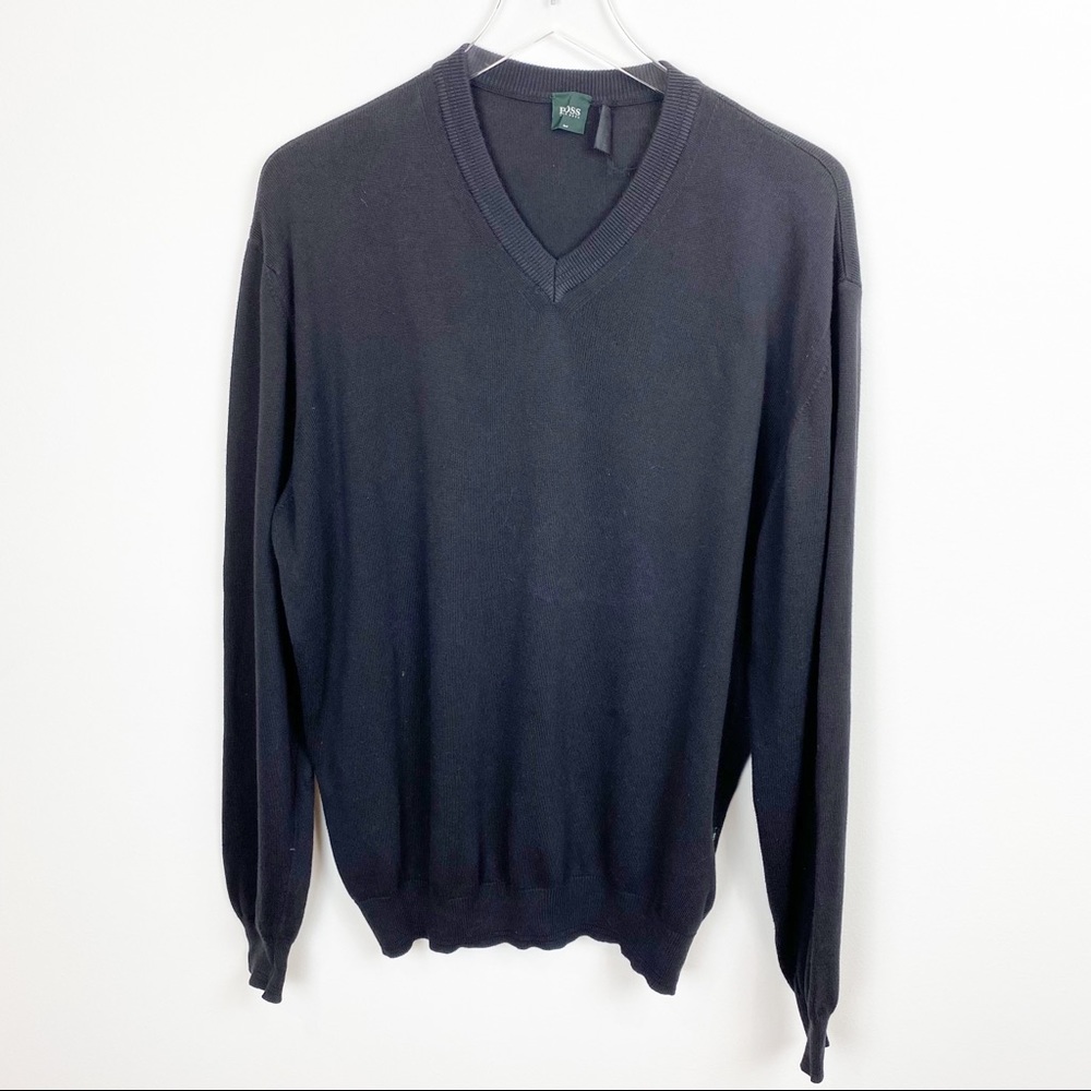 BOSS Hugo Boss Golf | Men's Cotton Knit V-Neck Sweater